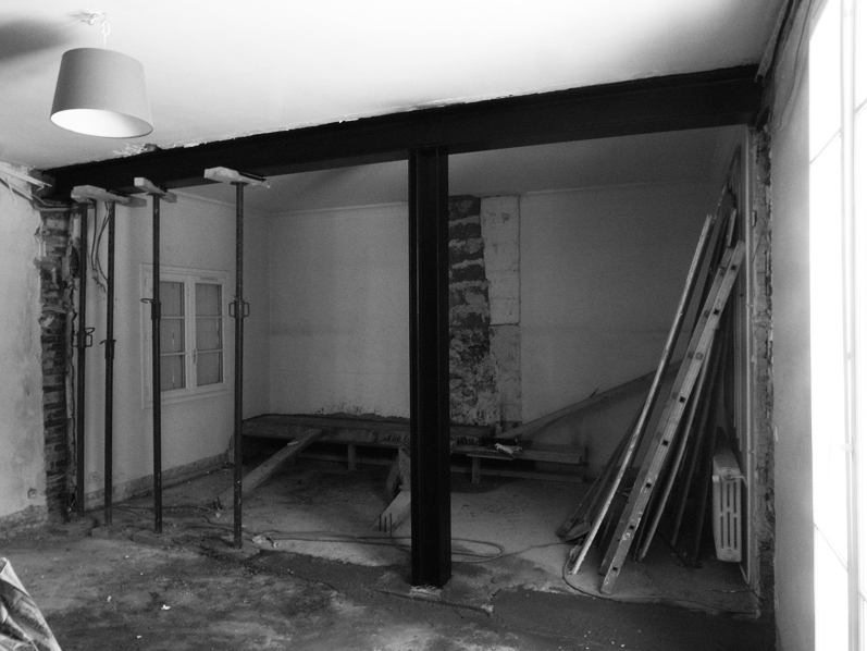 Chantier, salon