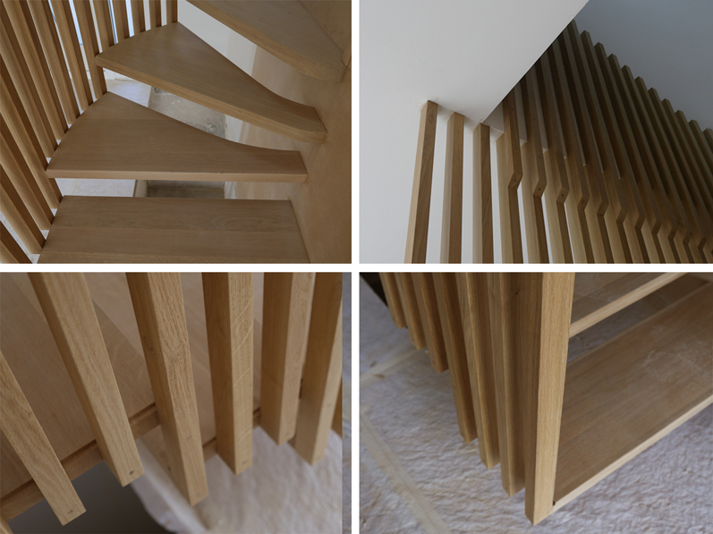 escalier en chantier