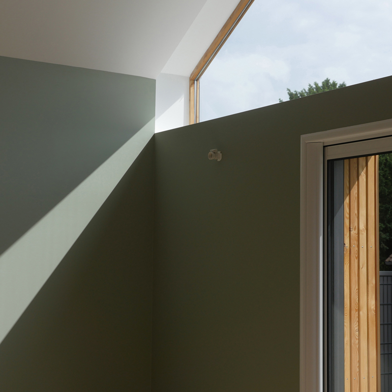 détail imposte vitrée