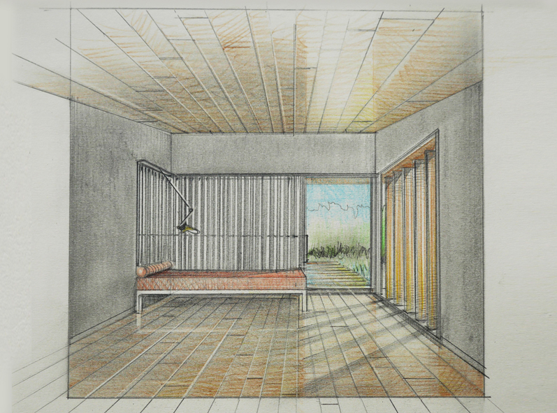 vue d'une chambre