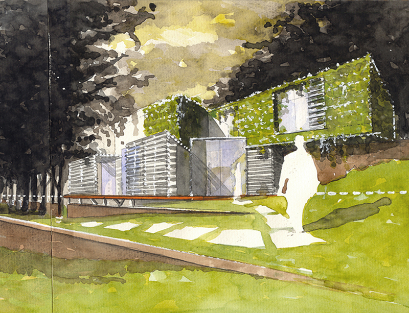 vue du jardin