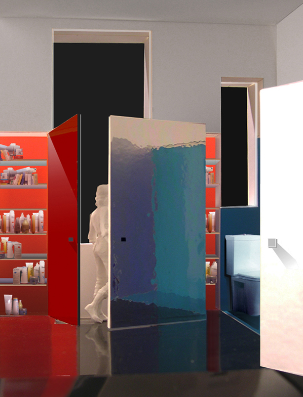 d&eacute;tail de la douche