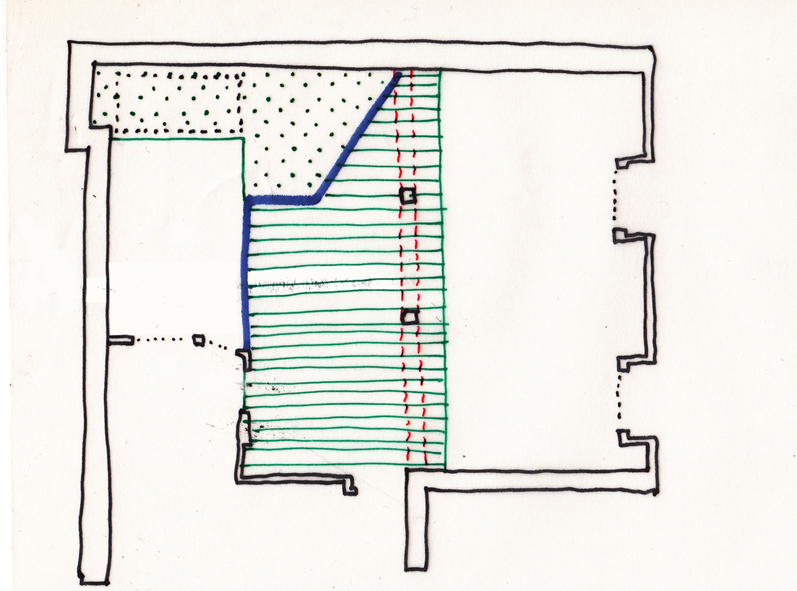 diagramme montrant le niveau mezzanine.