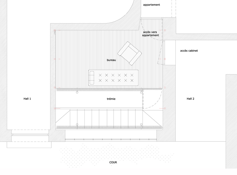 plan studio RDJ trappes ouvertes