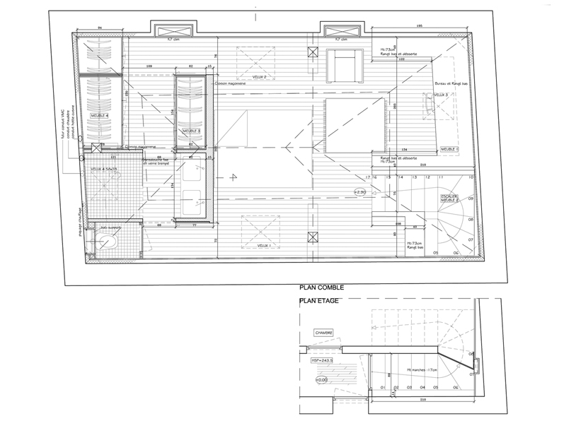 plan du comble