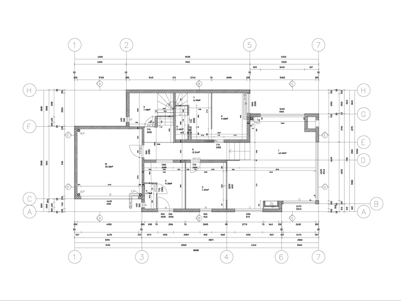 plan niveau jardin, phase execution