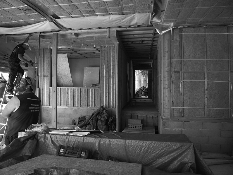 chantier, Aout 2015