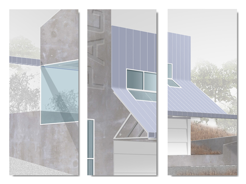 détails de la façade livraisons