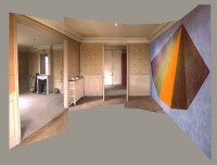 salle à manger, wall painting, S.Lewitt